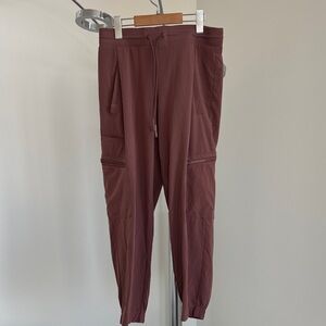 Athleta Women's Burgundy Track Joggers